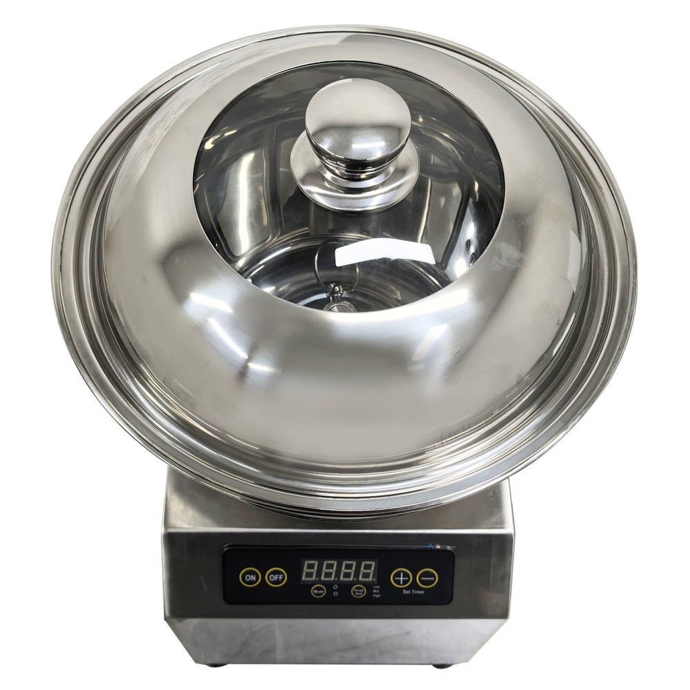 8KG Detachable Basin Type Dough Mixer Machine w/ Heating Function Timing Control