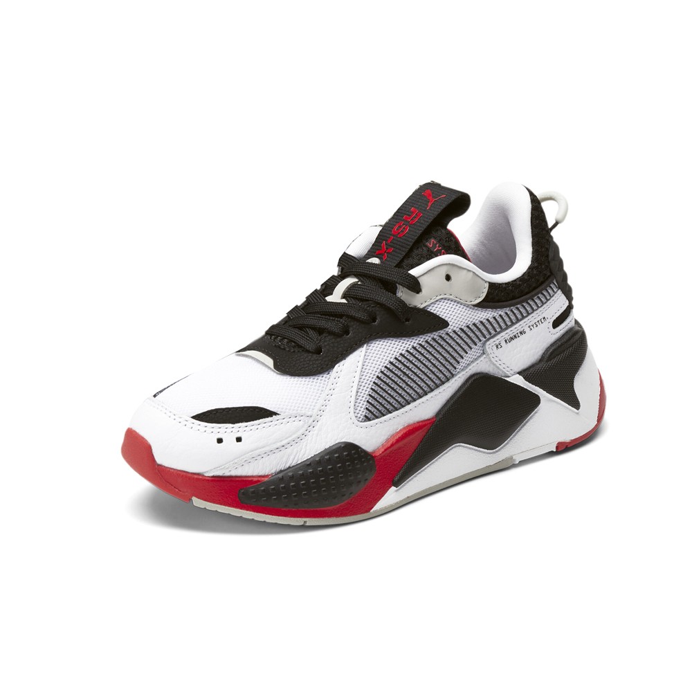 PUMA RsX Home Lace Up Youth Boys White Sneakers Casual Shoes 38689001