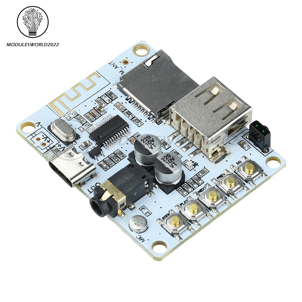 Bluetooth 5.4 Audio Receiver Board MP3 Lossless Decoder Decoding Module Type-C