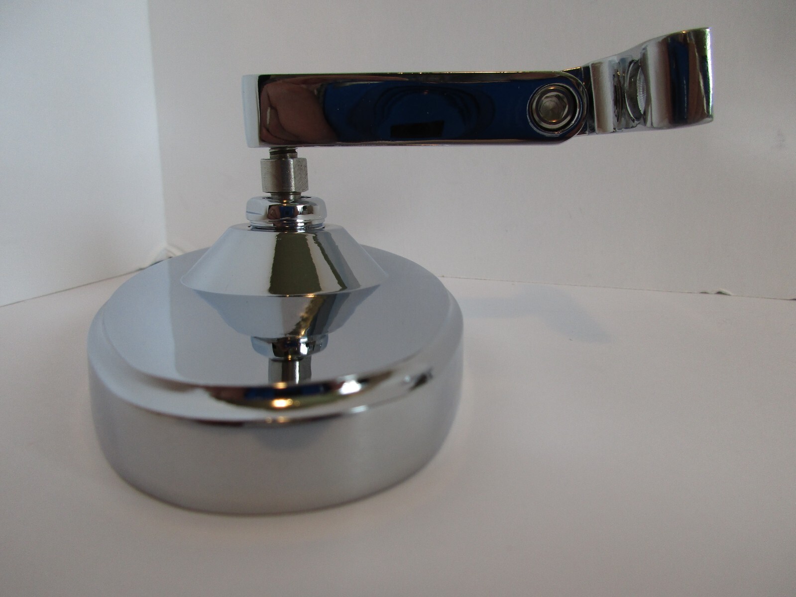 CHROME REAR VIEW MIRROR OVAL BOLT ON UNIVERSAL CUSTOM CLASSIC HOT ROD #6616