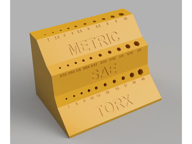 Hex Key T-Handle Holder