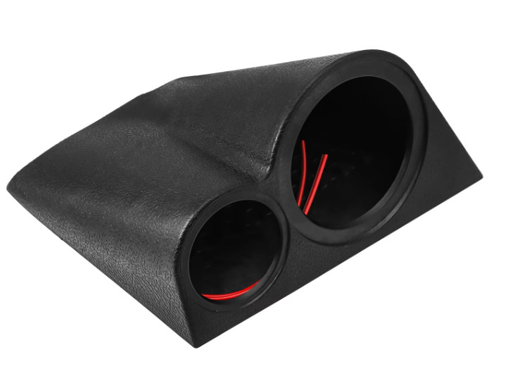 Dash Mount Midrange & Tweeter Pods Boxes 2-Way Speaker Bracket Housing Plastic