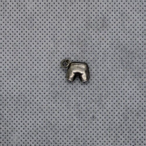 Sterling Silver Shorts Charm