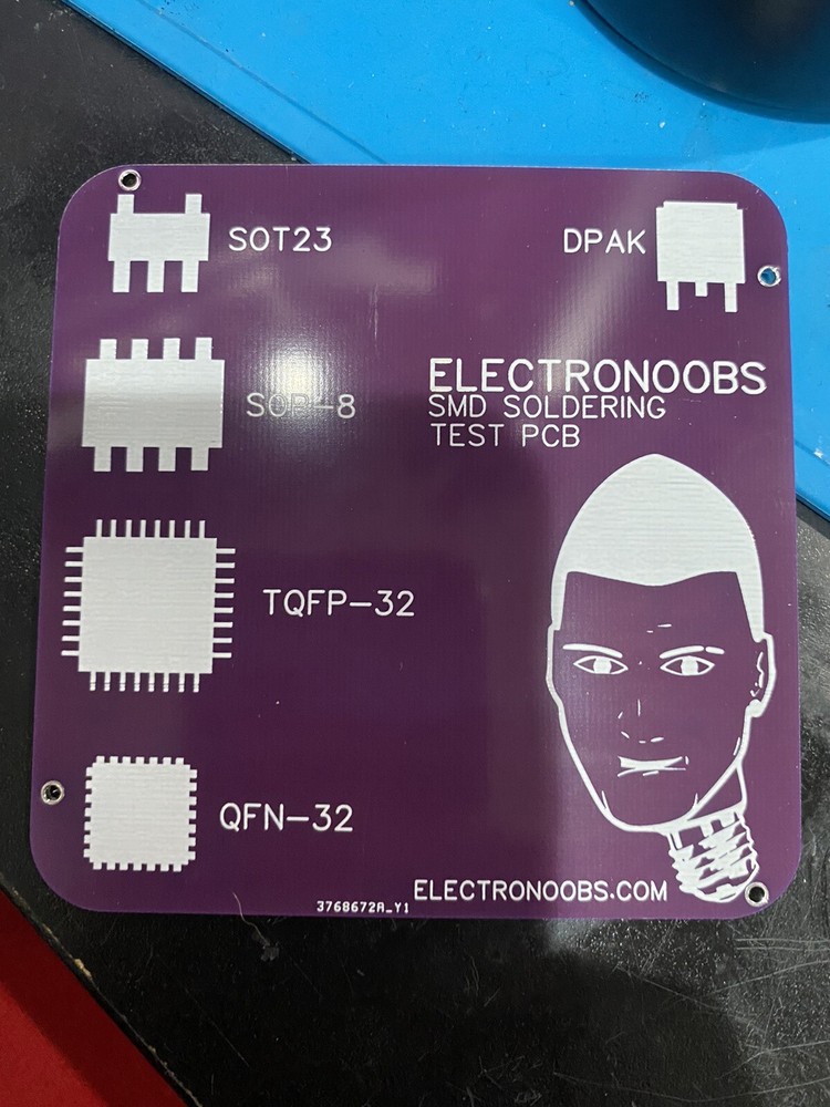 SMD SOLDERING PRACTICE PCB by ElectroNoobs