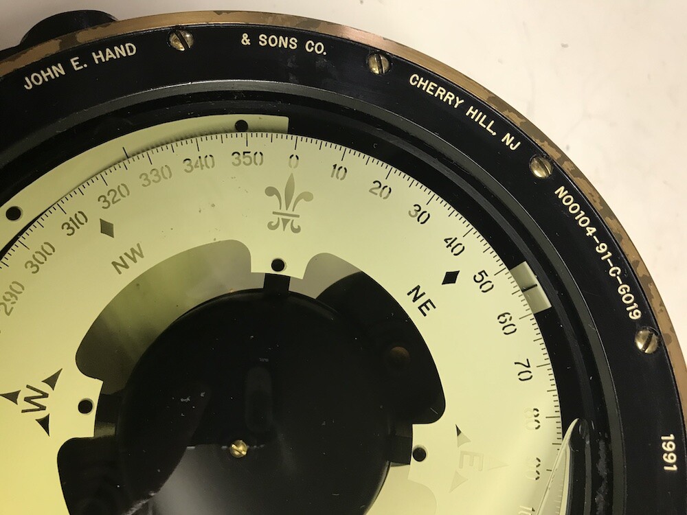 John E. Hand & Sons Mark 1 Model 3 Compass