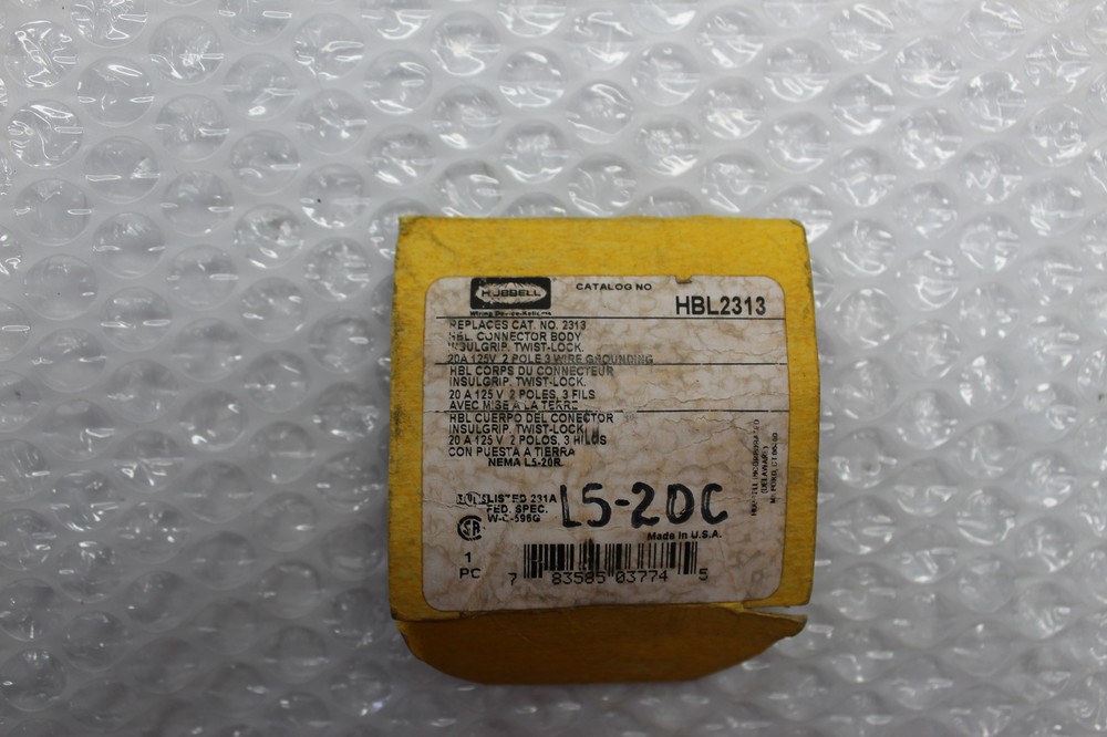HUBBELL HBL2313 CONNECTOR UNMP