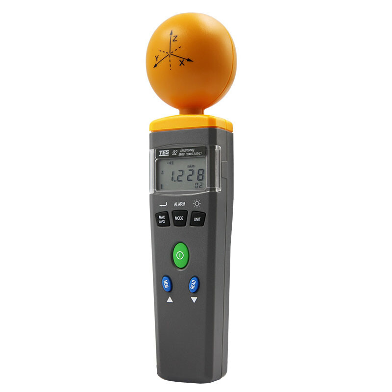 TES-92 Digital 3-Axis EMF Meter Data Logger Electromagnetic Radiation Detector