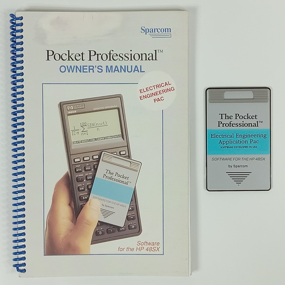 Sparcom Pocket Professional Electrical Engineering Application Pac v2.5 & Manual