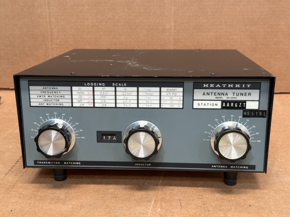 Heathkit Antenna Tuner Model SA-2040