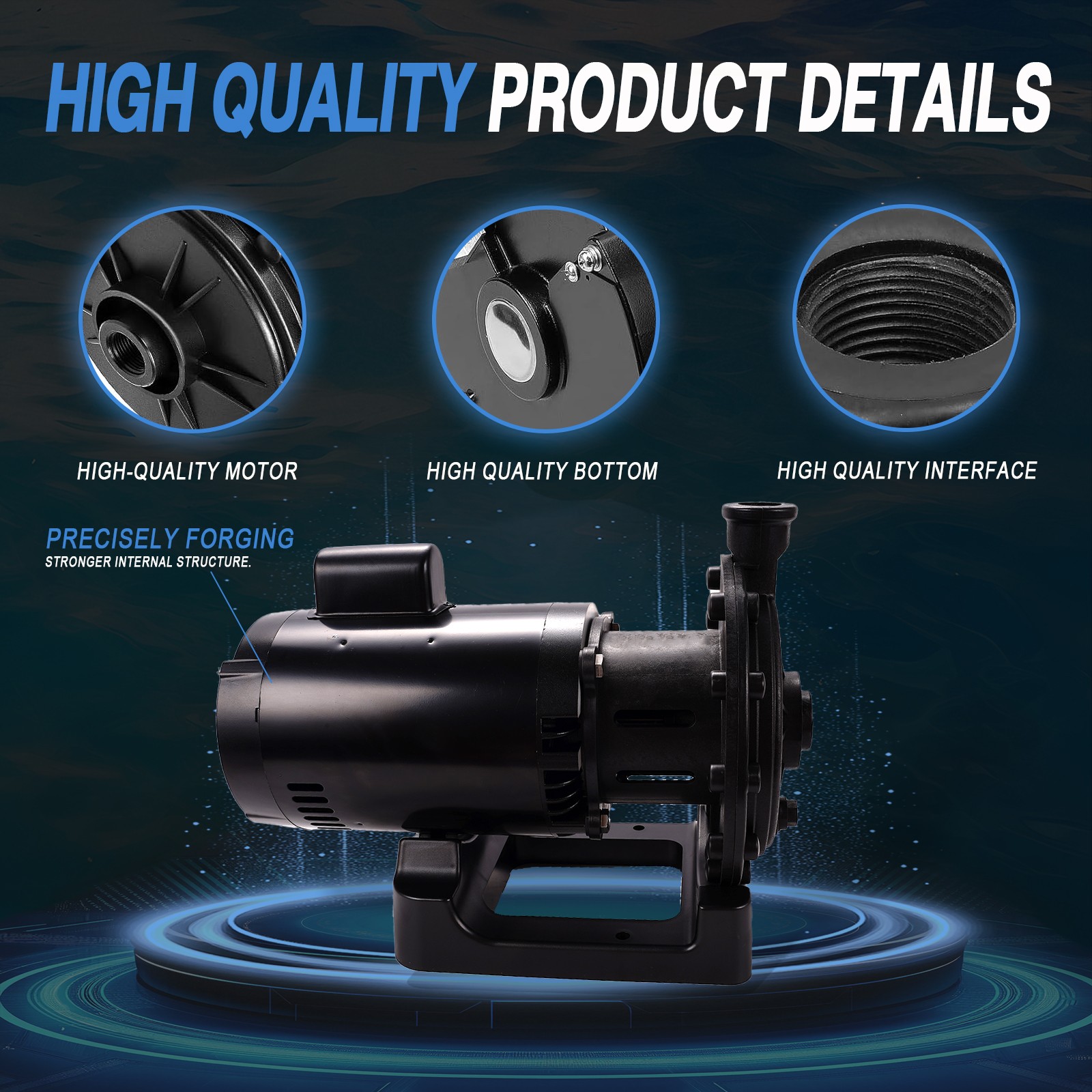 Booster Pool Pump 3/4 hp for Polaris Pressure Side Pool Cleaners PB4-60