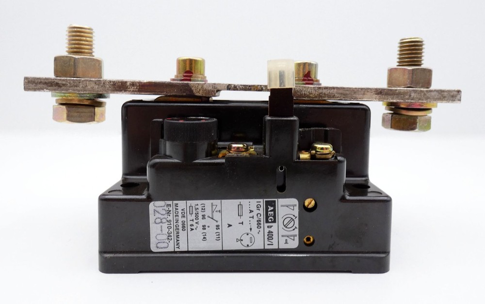AEG b 400 TI 910-342-028, 200-400A Thermal Overcurrent Release -used-