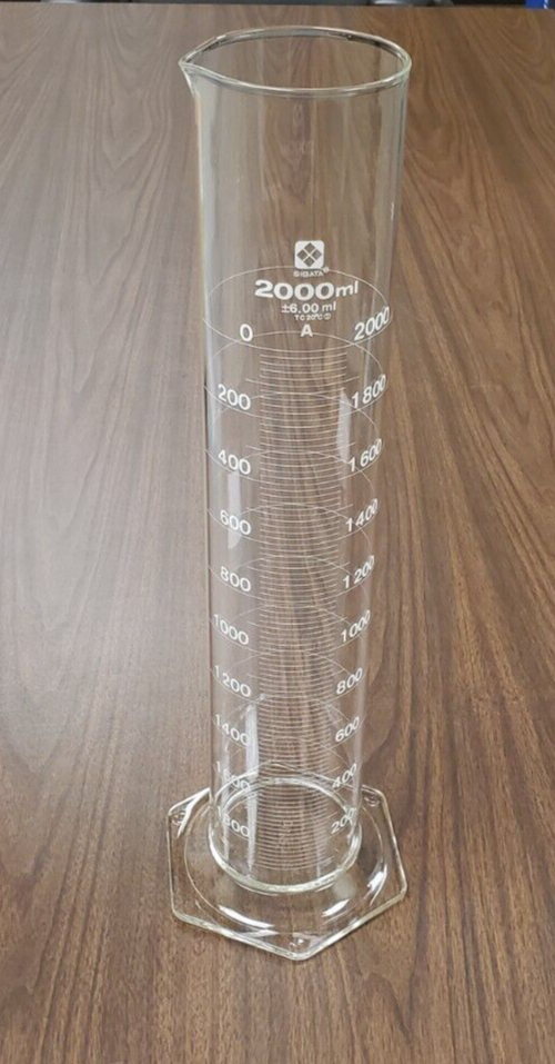 2000ML GRADUATED CYLINDER, CLASS A