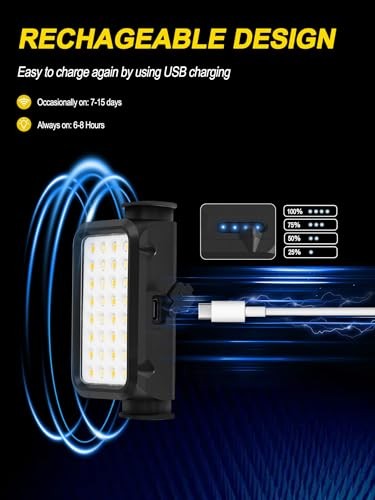 ZIDIYIRUO UTV Dome Light, Rechargeable UTV Interior Light Compatible with 1pc