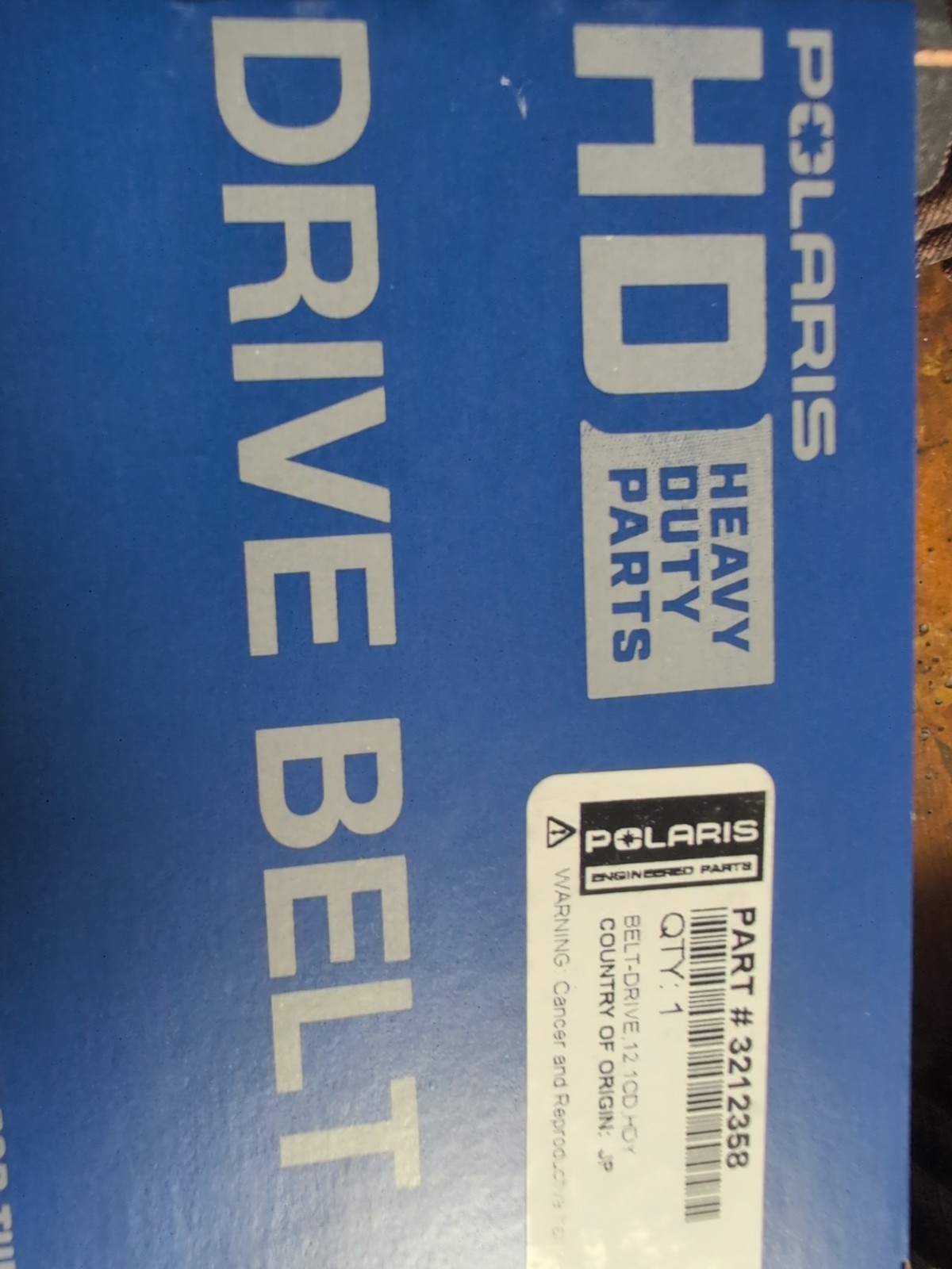 Polaris Heavy Duty Drive Belt - OEM Polaris 3212358 - Ranger XP 1000 RZR Pro XP