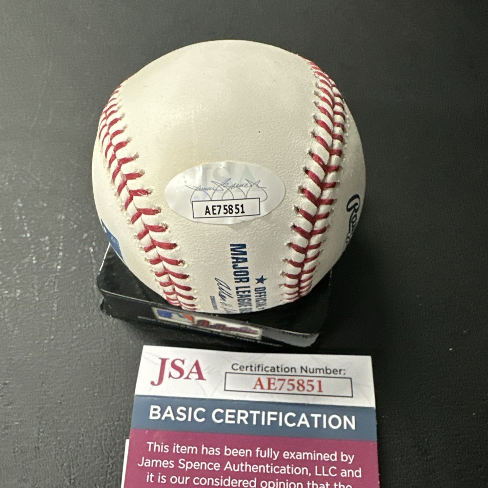Sergio Santos Signed MLB Ball JSA Authenticated