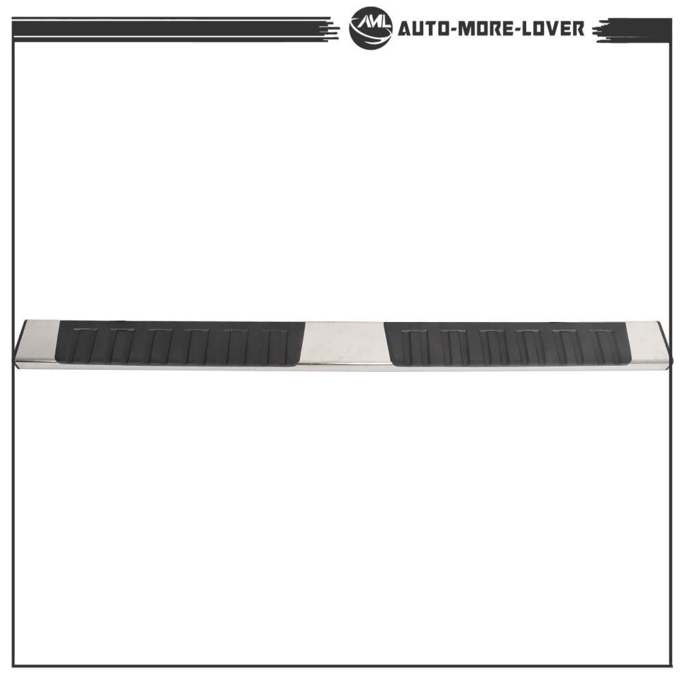 6" Running Boards Side Step For 2007-18 Silverado GMC Sierra Double Extended Cab