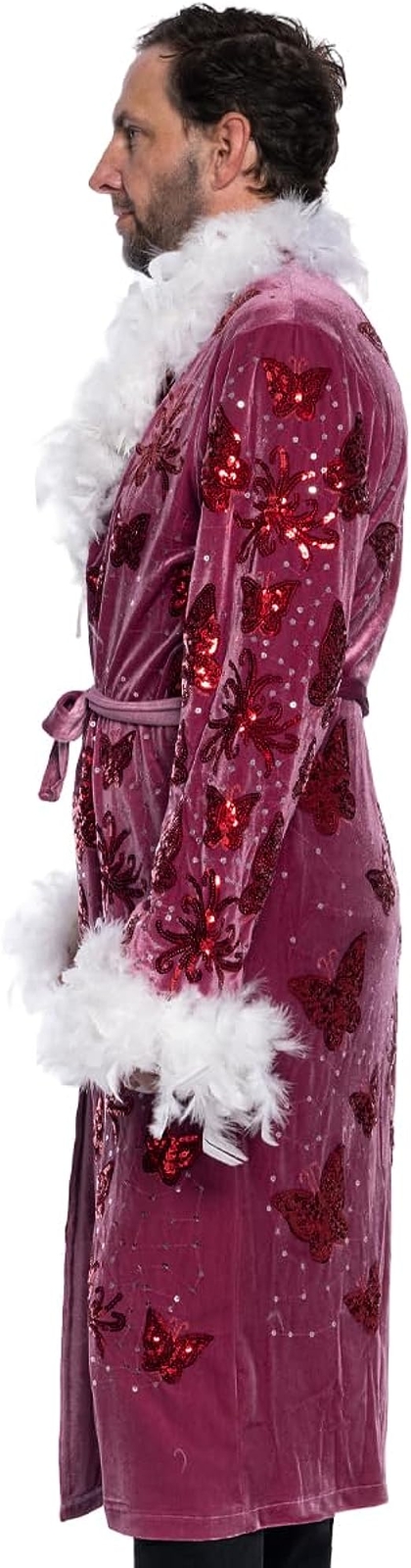 Adult Unisex Nature Boy Flair Wrestler Deluxe Robe Halloween Costume Cosplay