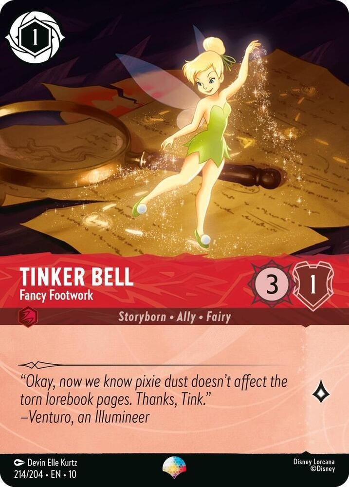 Tinker Bell Fancy Footwork