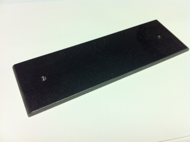 Belt Grinder Flat Platen for 2x72" knife making grinder, hot rolled steel 2.5"