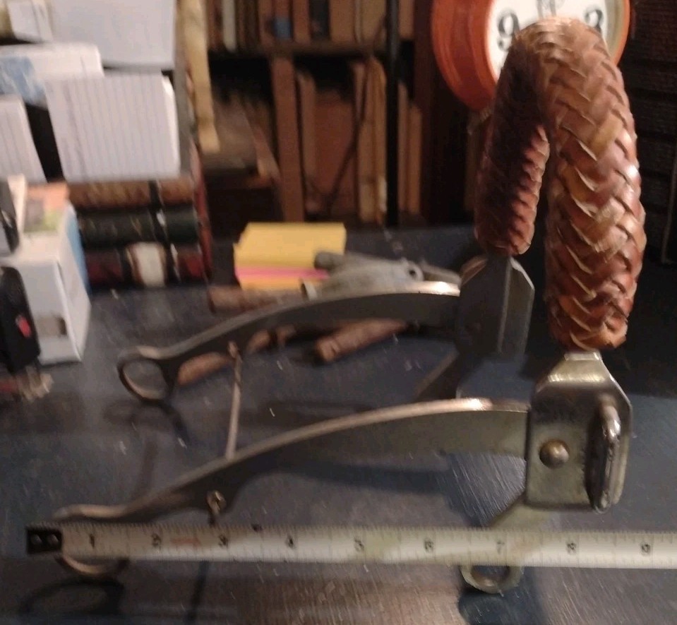 Hackamore Bit with a Braided Noseband