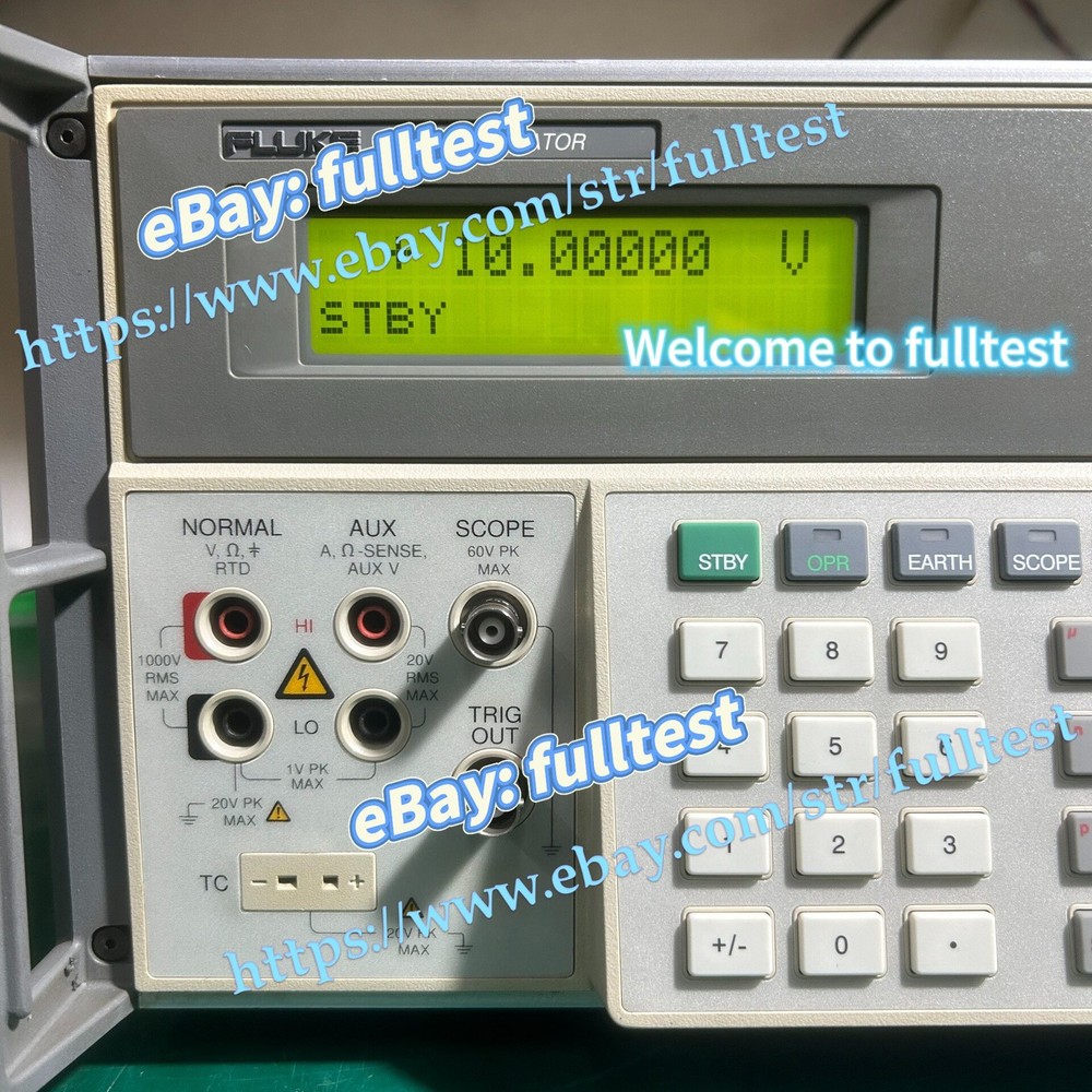 1PCS FLUKE, 5500A Multi functional Multi product Calibration Instrument-fulltest