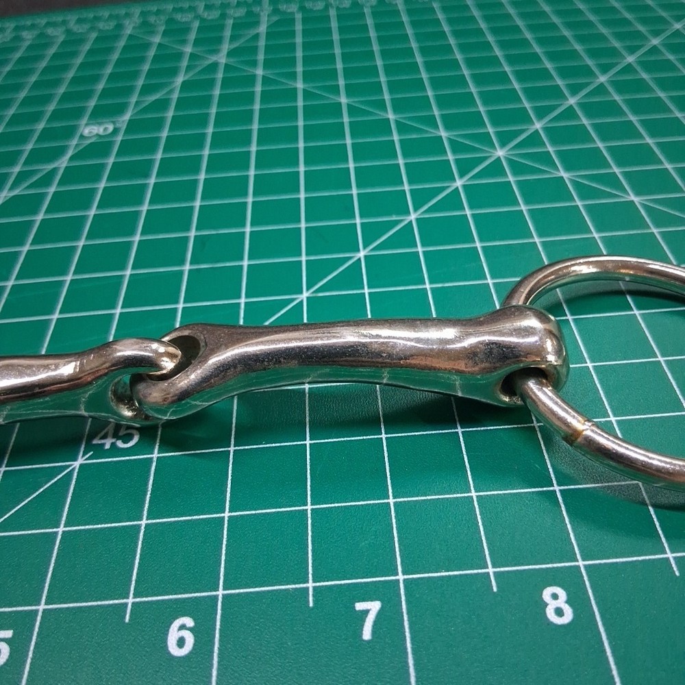 Round Link Loose O-Ring 5" Snaffle Bit