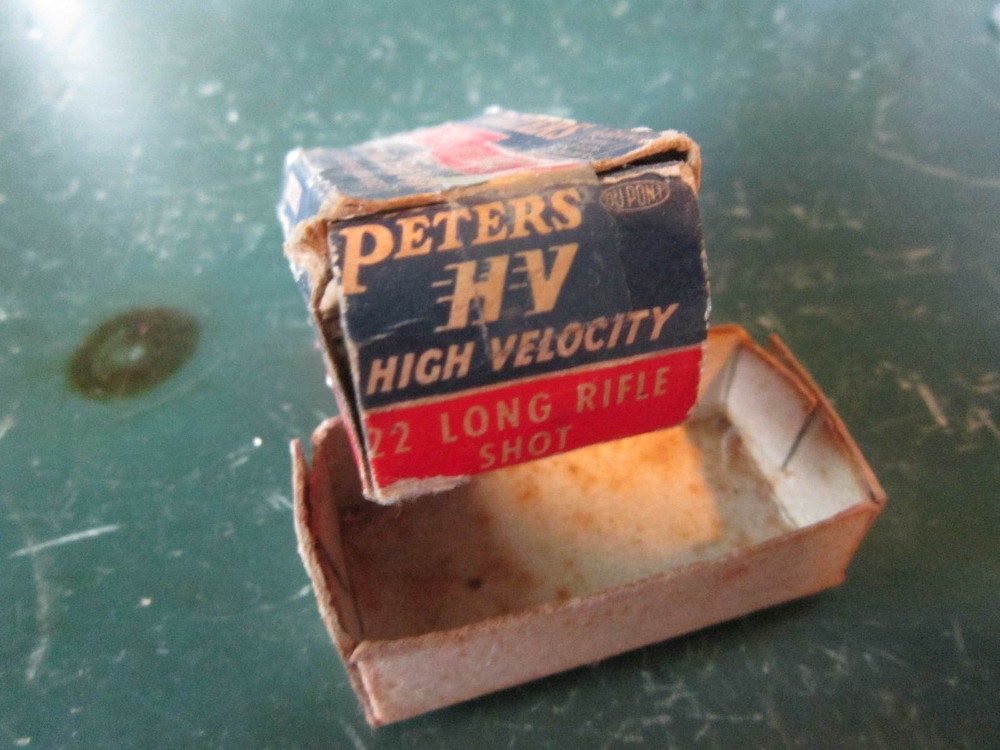 VINTAGE 22 PETERS EMPTY AMMO BOX