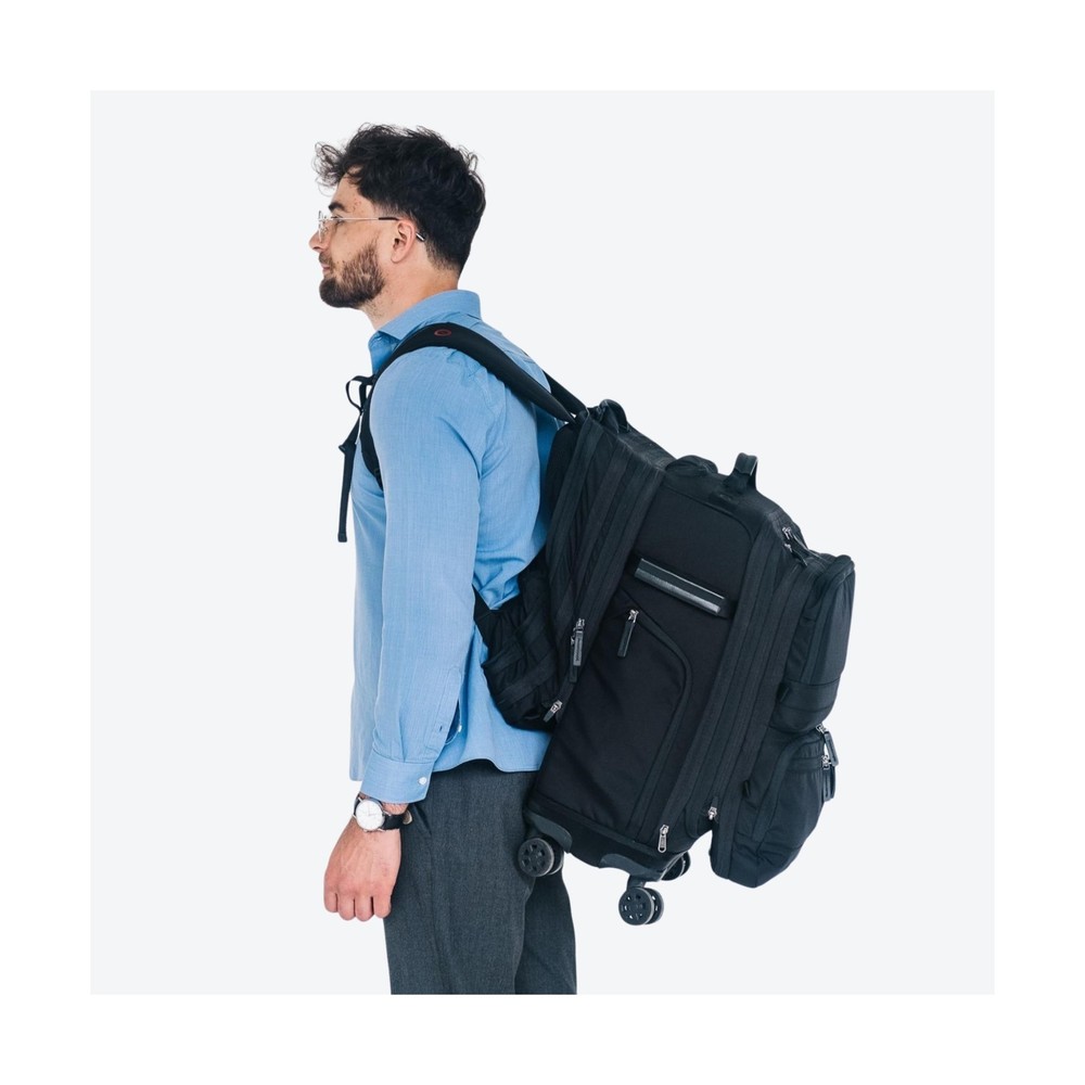 Trilogy Modular System I Modular 4-wheel spinner carry-on, with two zip-off b...