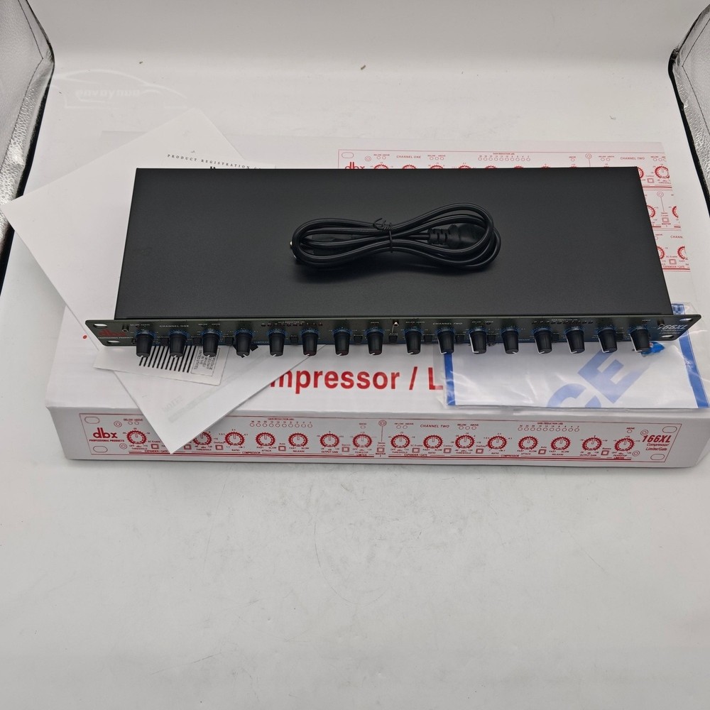 NEW DBX 166XL Compressor Limiter/Gate Effects DSP Processor US Stock