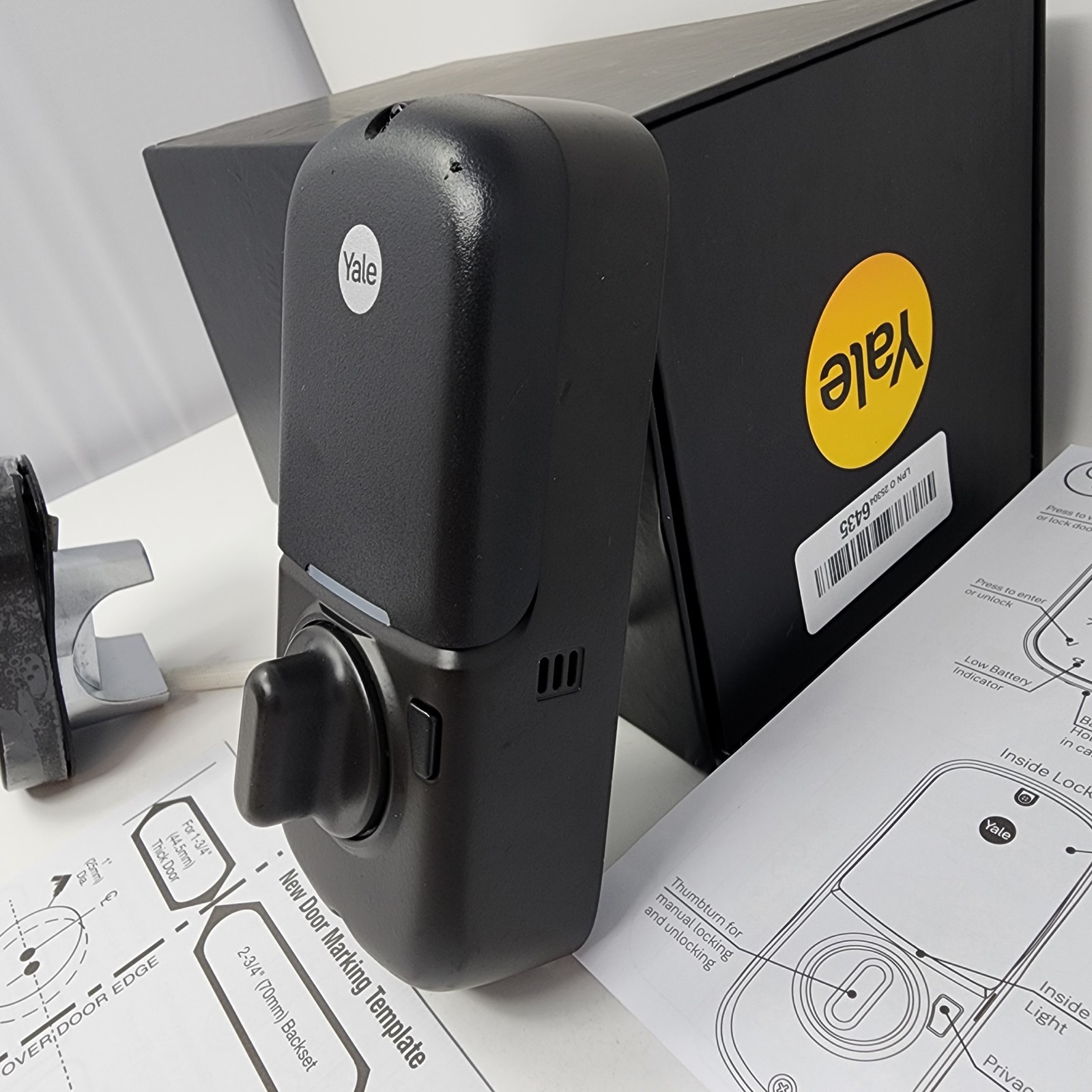 Yale Assure Lock SL YRD256-NR-BSP Touchscreen Keyless Deadbolt Black Standalone