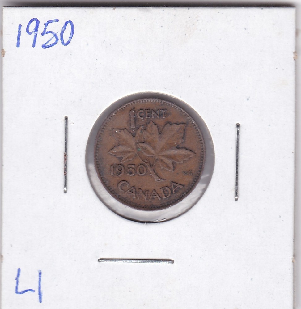 1950 Canada One Cent L1
