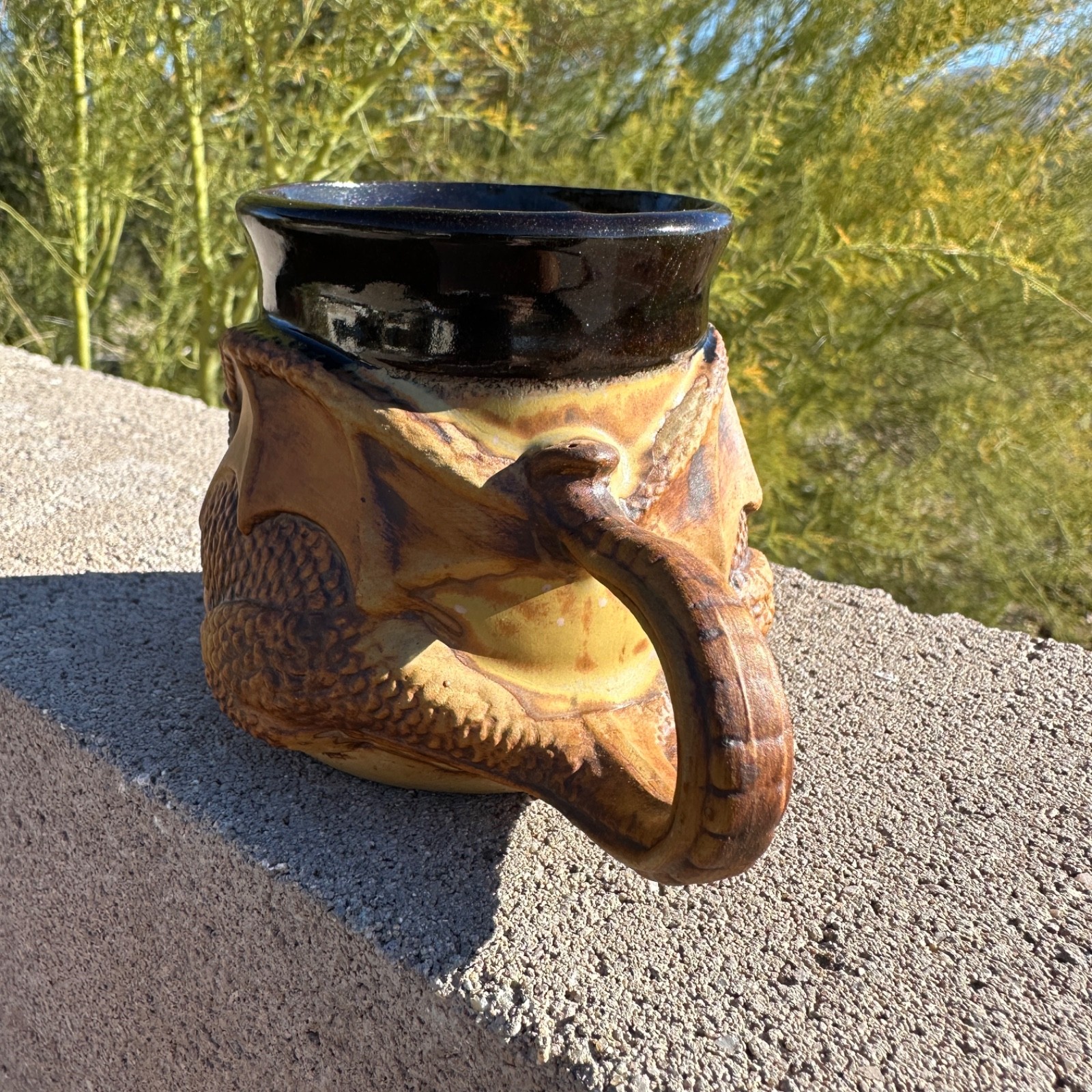 DRAGON MUG "Game of Thrones, House of Dragons" 3D Art Pottery Medieval