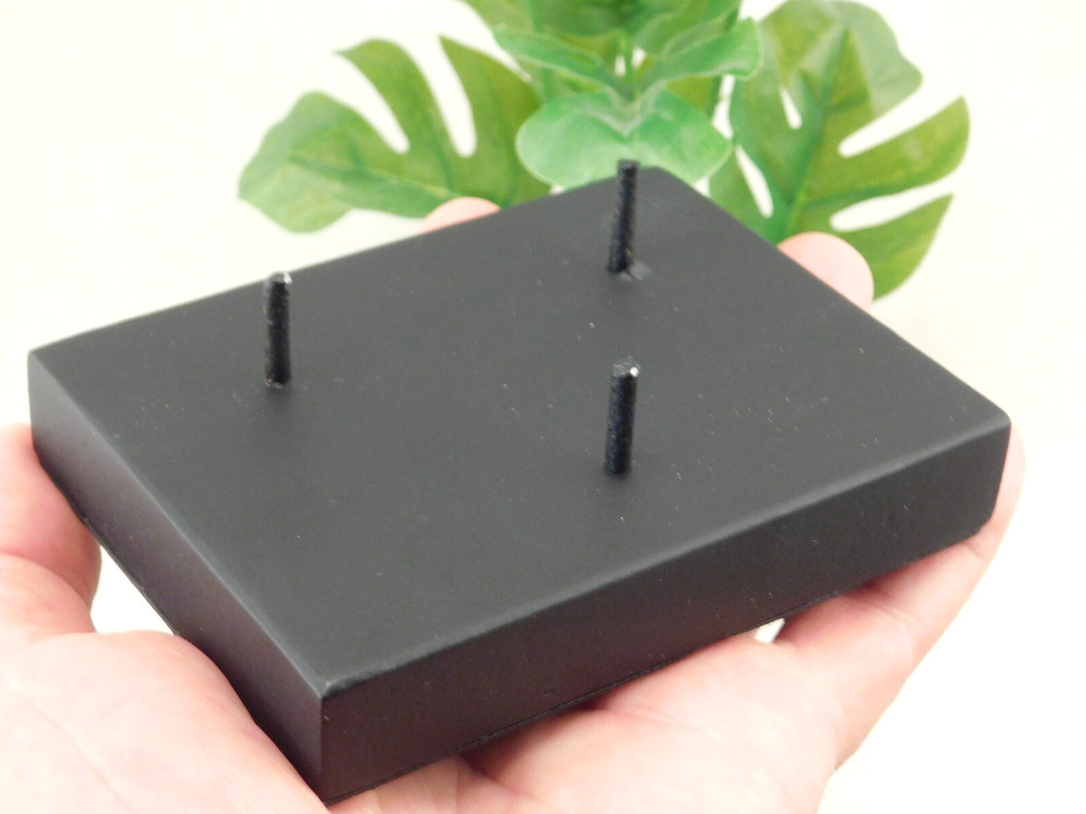 Display Stand Black Color Three Post Medium Size