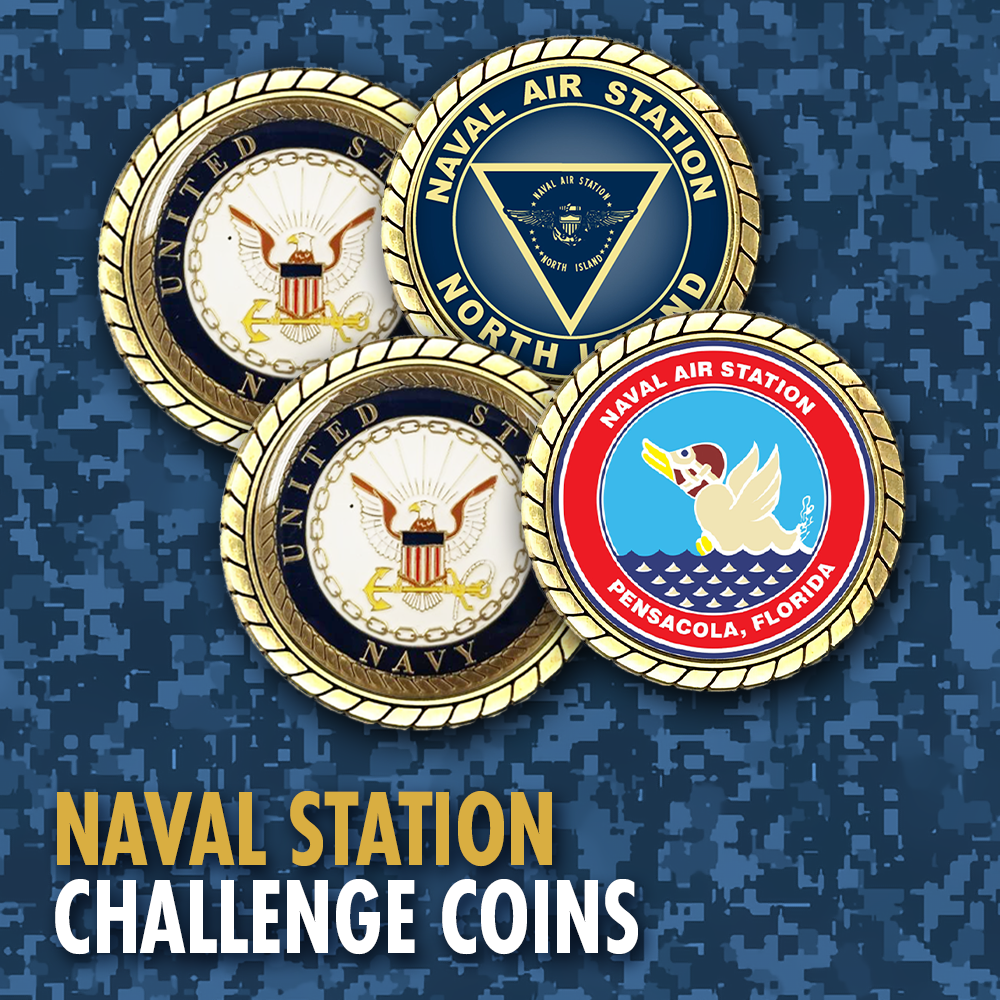 US Navy Naval Base Guam Challenge Coin Officially Licensed