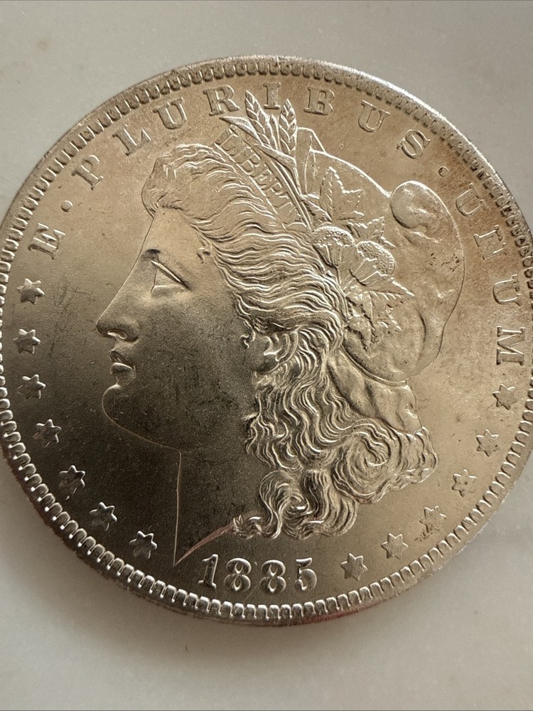 1885-O Morgan Silver Dollar Gem 65+.