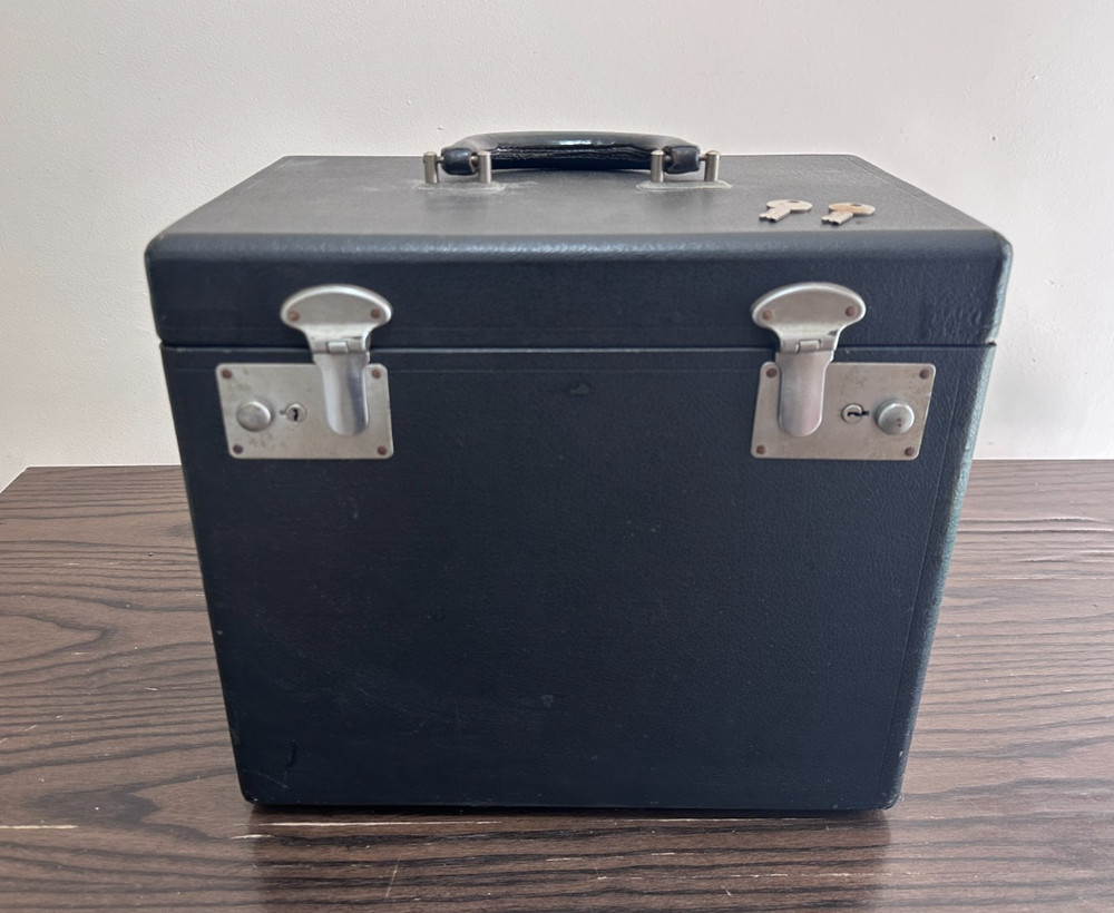 VintageSinger 221 FeatherWeight Sewing Machine Case w Insert Tray
