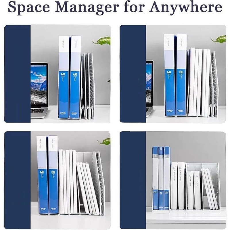 Collapsible File Organizer Desktop Storage Documents Magazines & Letters New