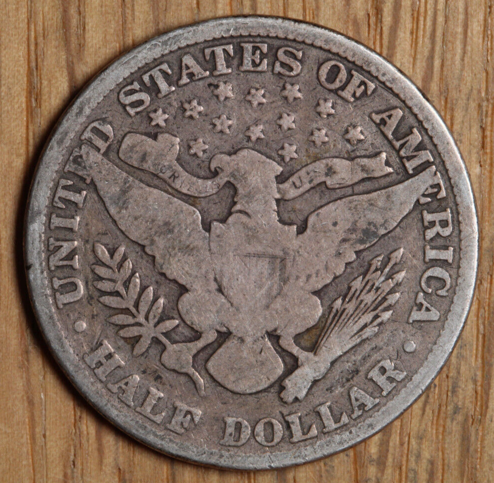 1900 (P) Barber Half Dollar - G - Good