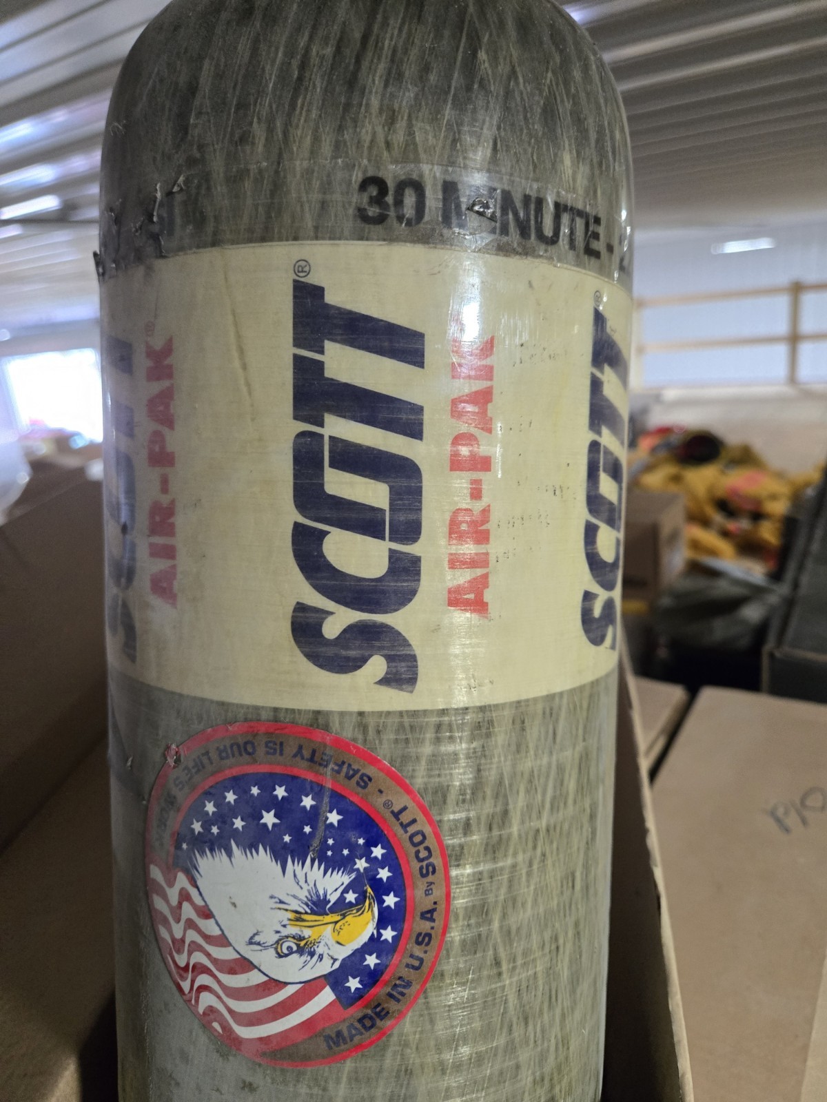 Scott Air Pack 30 min carbon spun bottle - 2216 PSI