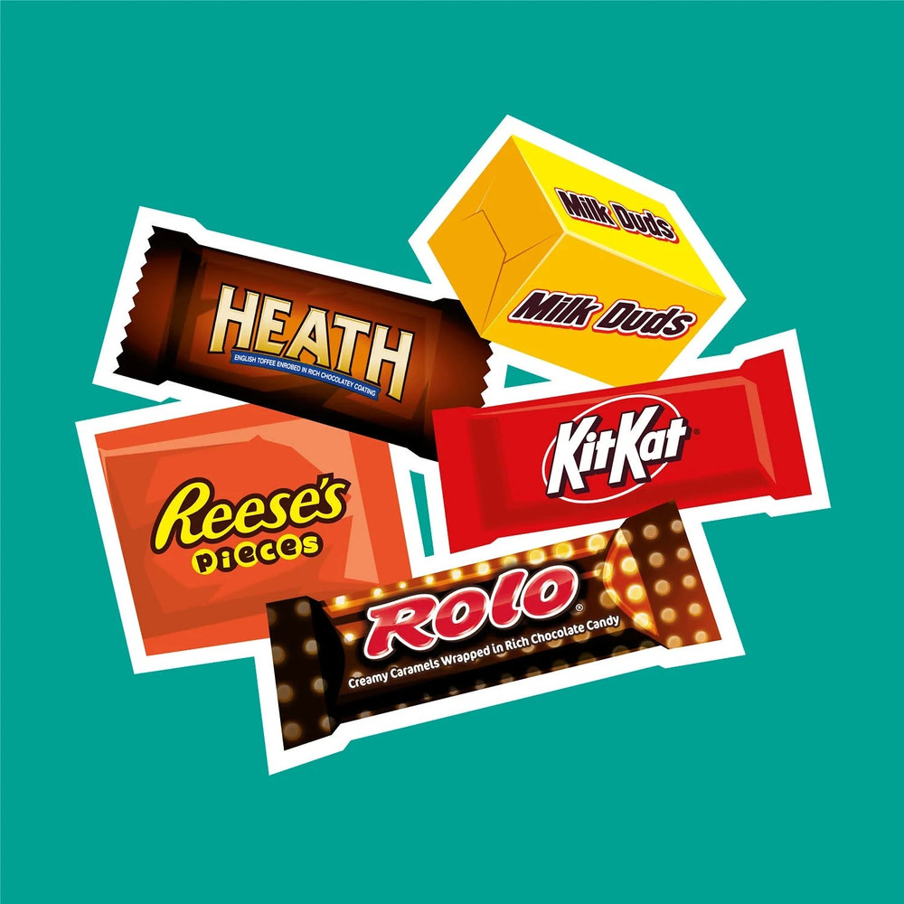 Hershey Assorted Flavored Snack Size Candy, Party Pack 33.08 oz