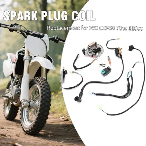 Kick Starter Engine Wiring Harness Kit, Replacement for X50 CRF50 70cc 110cc