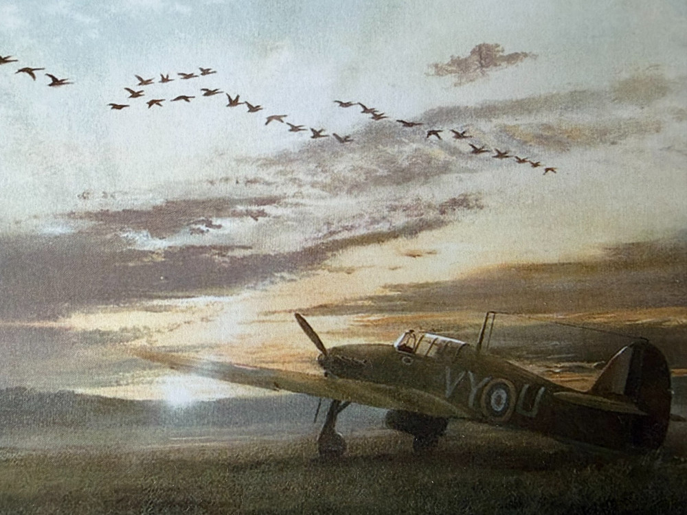 Signed Hawker Hurricane print by Robin Smith