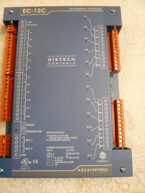 Distech Controls EC-12C 24-Point Free Programmable Controller.. New