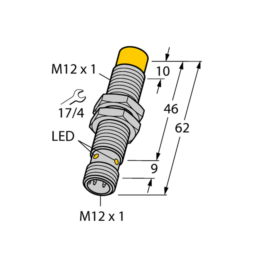 TURCK NI4-M12E-AD4X-H1141 4406702 Inductive sensor #
