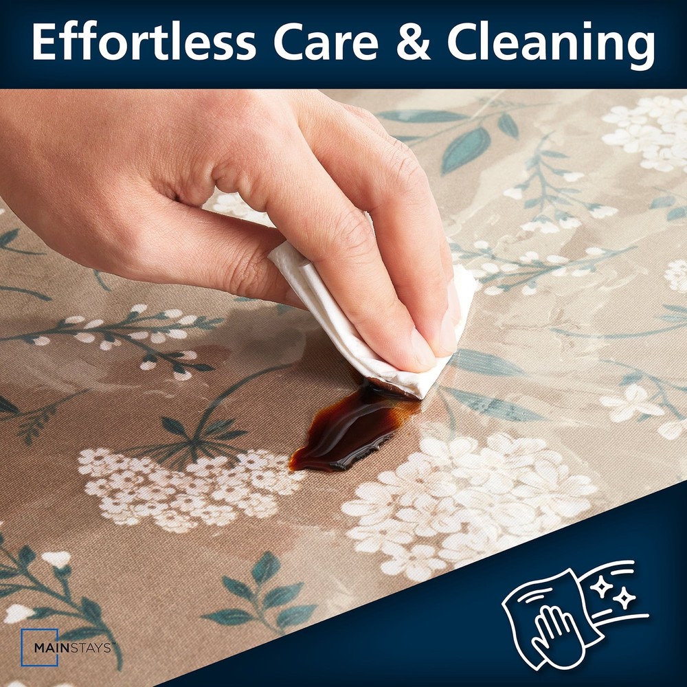 Mainstays Clear PEVA Table Protector 60" x 102" Rectangle