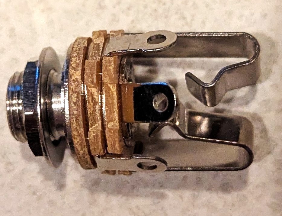 6 pcs. (1/4inch) Female Stereo socket Panel Mount Jacks, 6.35F-TRS High Quality