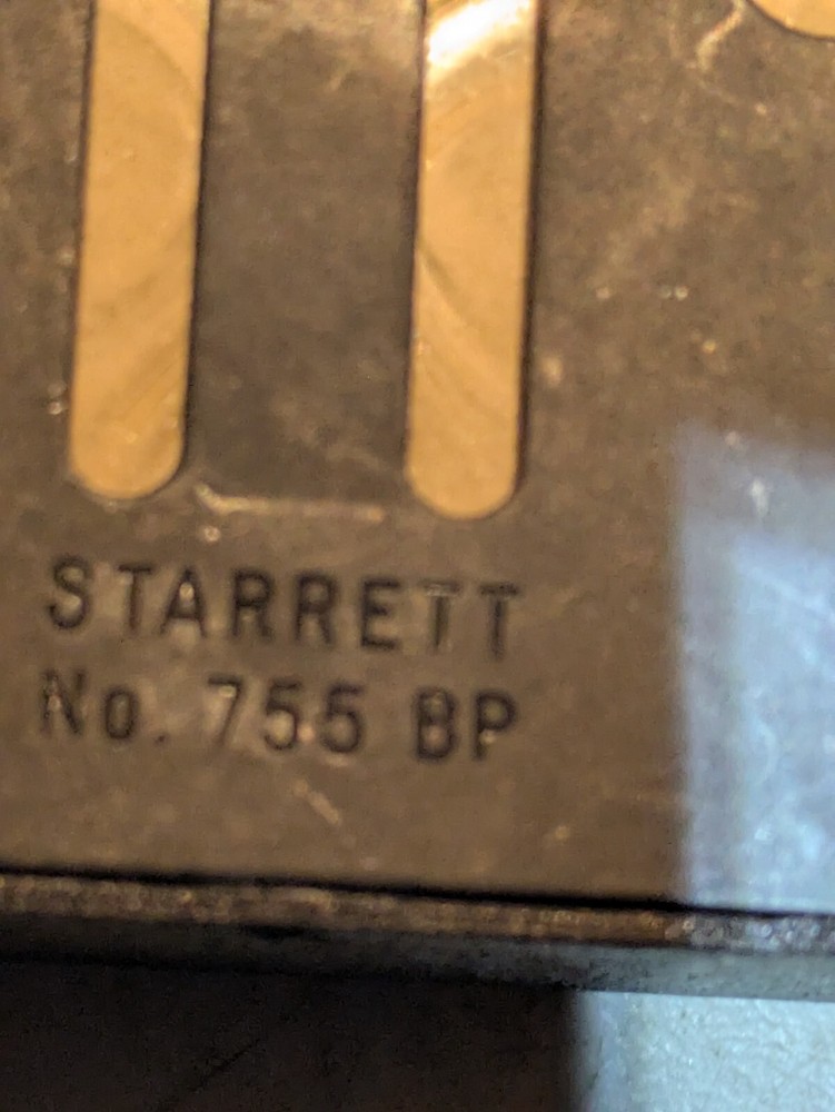 Starrett No. 755BP Unknown Tool