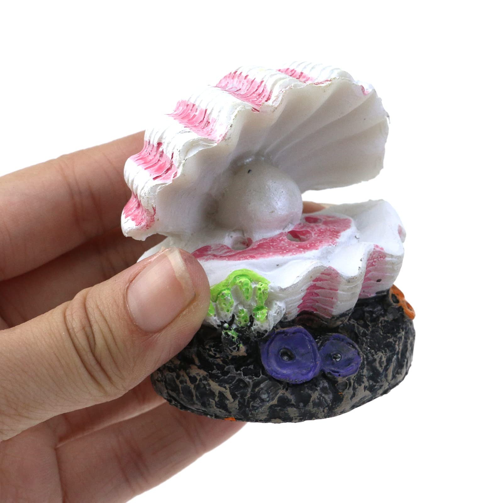 Aquarium Volcano with Air Stone Bubbler Volcano Ornament Fish Tank Bubble Mak...