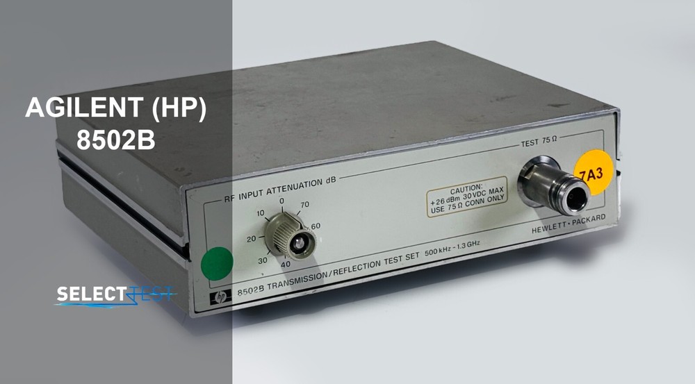 AGILENT (HP) 8502B TRANSMISSION / REFLECTION TEST SET ****LOOK**** (REF.: 389N)