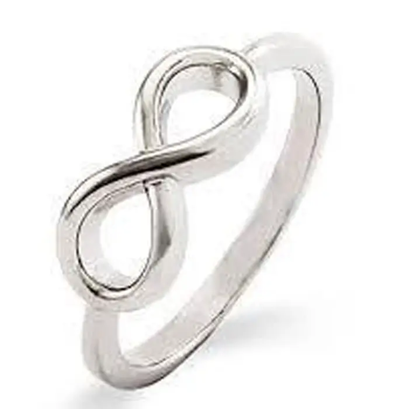 Infinity Silver Ring Size 10